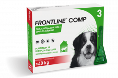 FRONTLINE COMP 402/361,8 mg vet paikallisvaleluliuos (koirille)3x4,02 ml